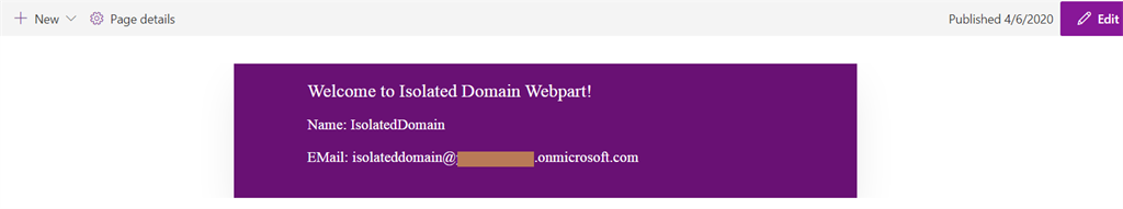 Isolated WebPart In SPFx And Its Limitation